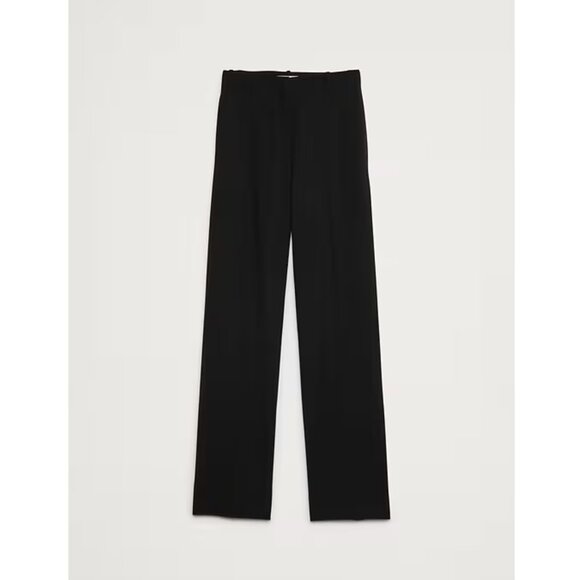 Banana Republic Pants - Banana Republic High-Rise Modern Straight Italian Wool Pant - Black